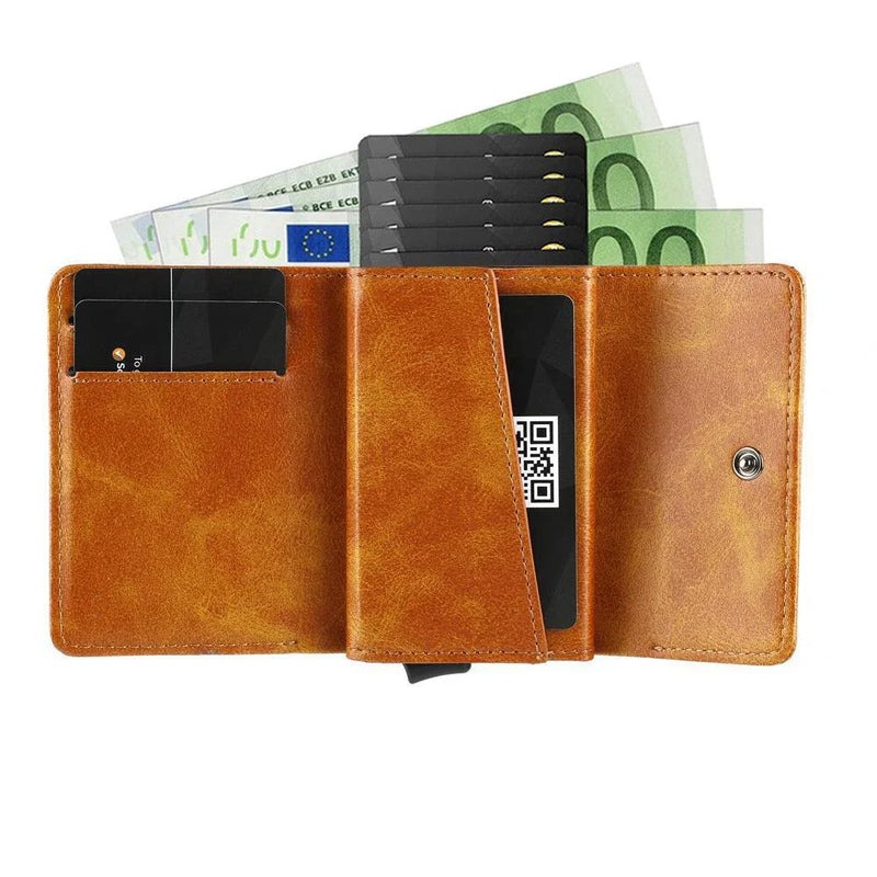 Shopfluxpro NZ Stylish Tri-fold Wallet for Kiwi Gents: Premium Quality, Convenient Design