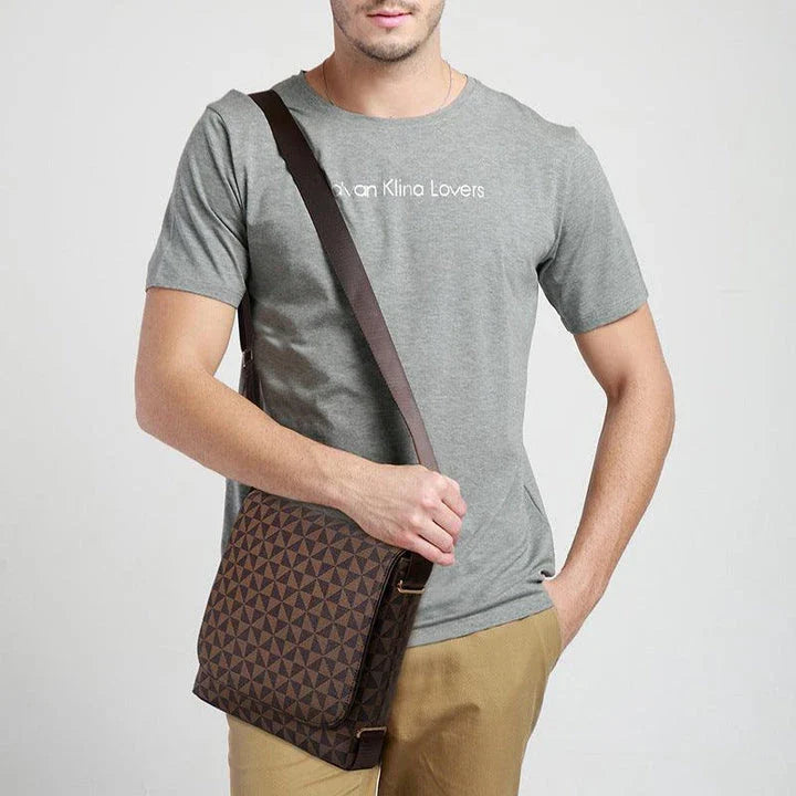 Stylish and versatile PU leather shoulder bag with printed design, perfect for the modern Kiwi lifestyle