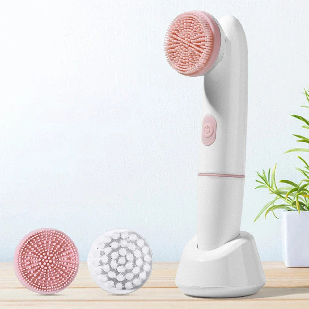 2-in-1 Electric Facial Cleansing Brush and Pore Cleanser, with advanced features like waterproof design and adjustable speeds for a deep, gentle clean