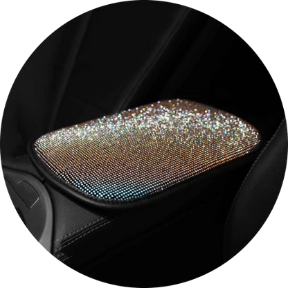 Blinged-Out Rhinestone Centre Console Cover - Protect and Bedazzle Your Kiwi Car's Interior