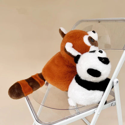 Soft and cuddly red panda plush toy with authentic markings, a charming Kiwi-themed birthday gift for children