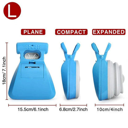 Foldable Pooper Scooper for Kiwi dog owners, a lightweight and eco-friendly tool for easy one-handed waste cleanup