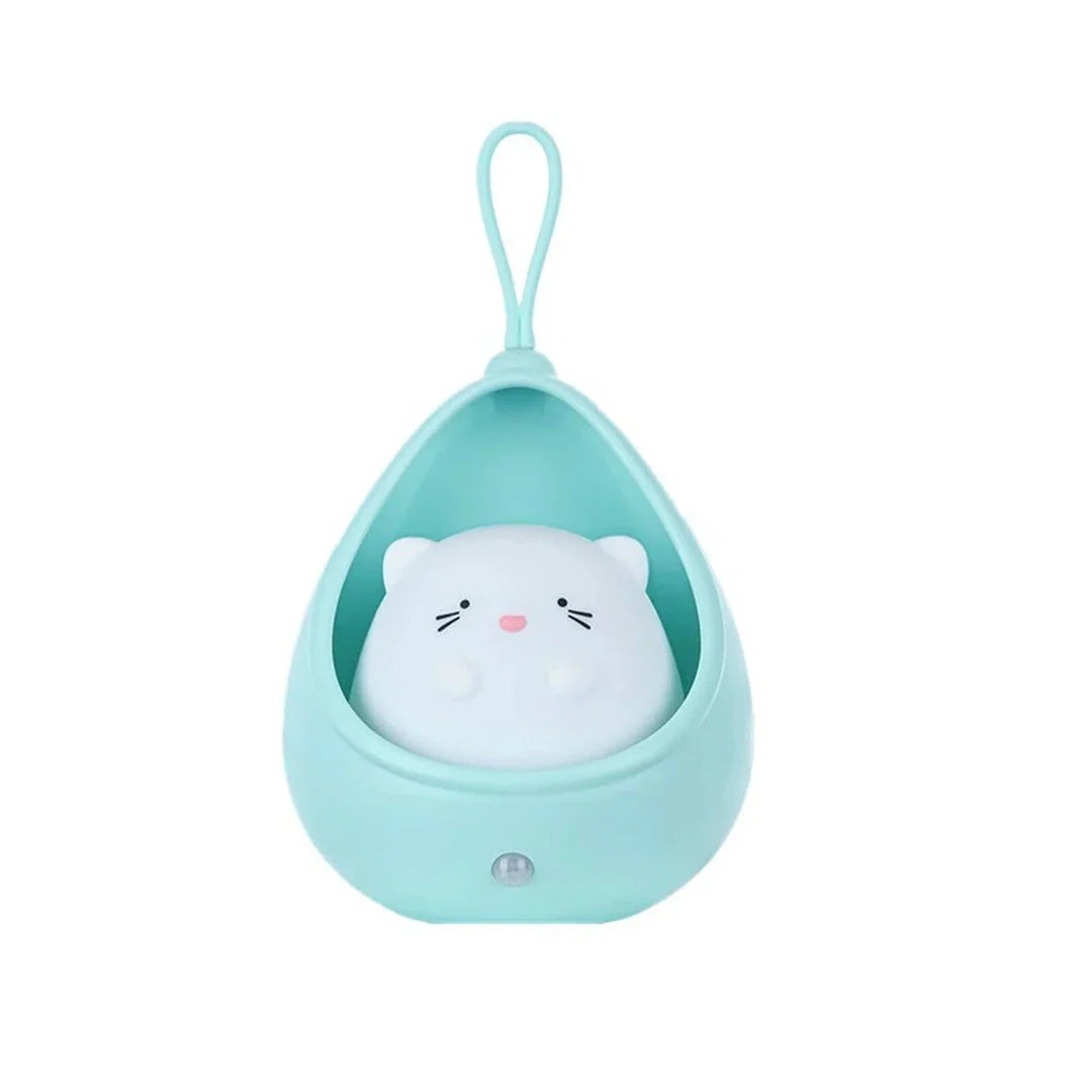 Cute animal-themed LED night light with motion sensor for Kiwi kids' bedrooms and nurseries