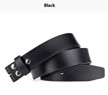 Stylish and durable leather belt with snap fastener, perfect for Kiwi business professionals and casual wear