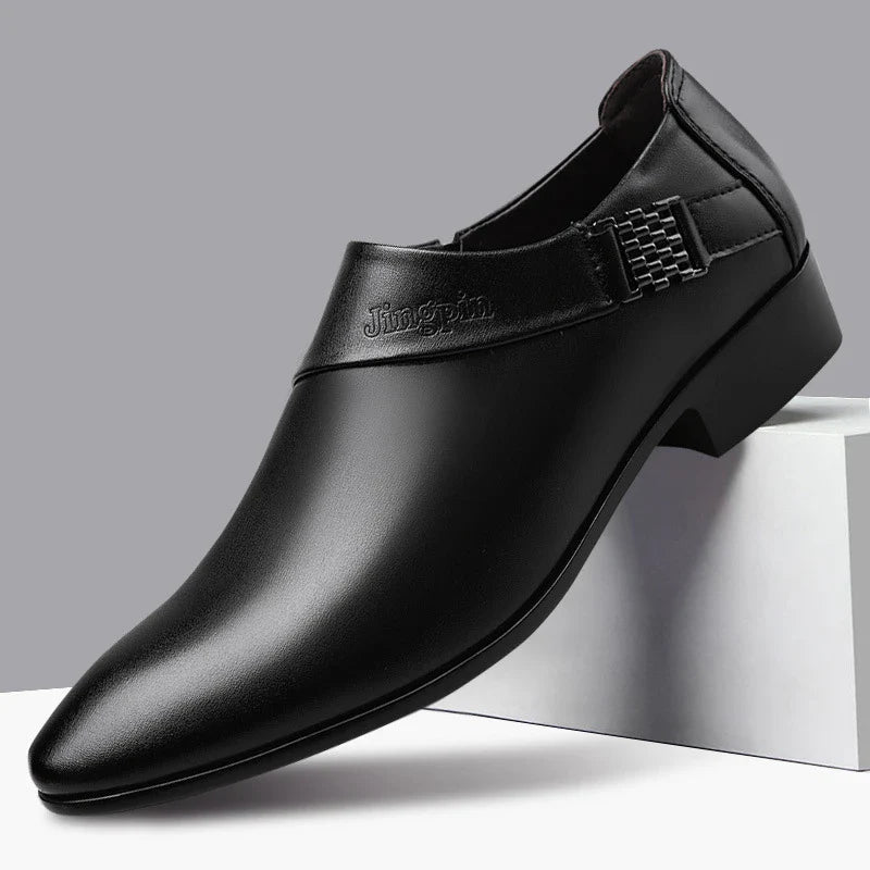 Premium leather dress shoes in classic black and brown designed for the modern Kiwi professional