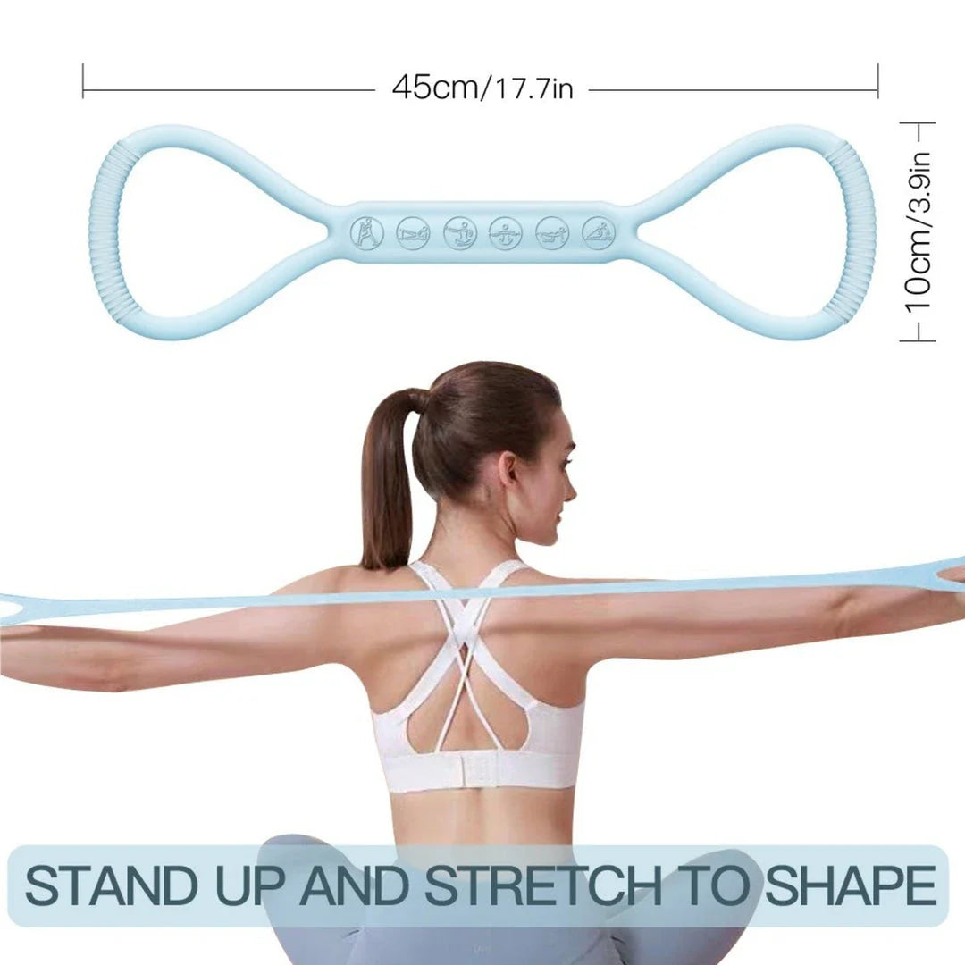 Three resistance bands of varying resistance levels, designed to target the lower body for strength and flexibility
