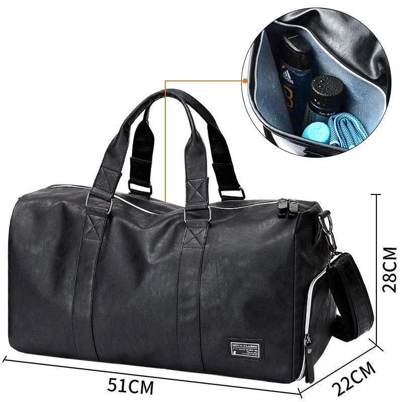 Versatile dry-wet separation travel bag with large capacity, sleek design, and premium polyester construction for the modern Kiwi adventurer