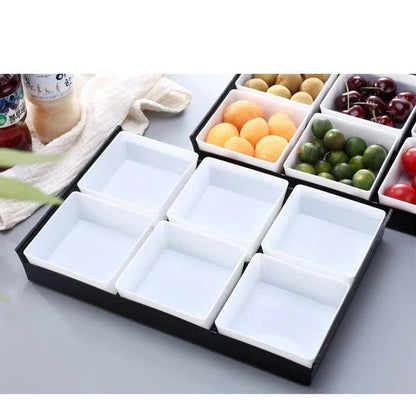Stylish reusable plastic snack trays in various colours, perfect for Kiwi homes and outdoor gatherings