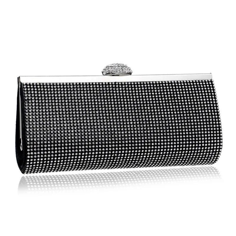 Shopfluxpro NZ Glamorous Rhinestone Evening Clutch - A Sparkling Accessory for Kiwi Sophistication