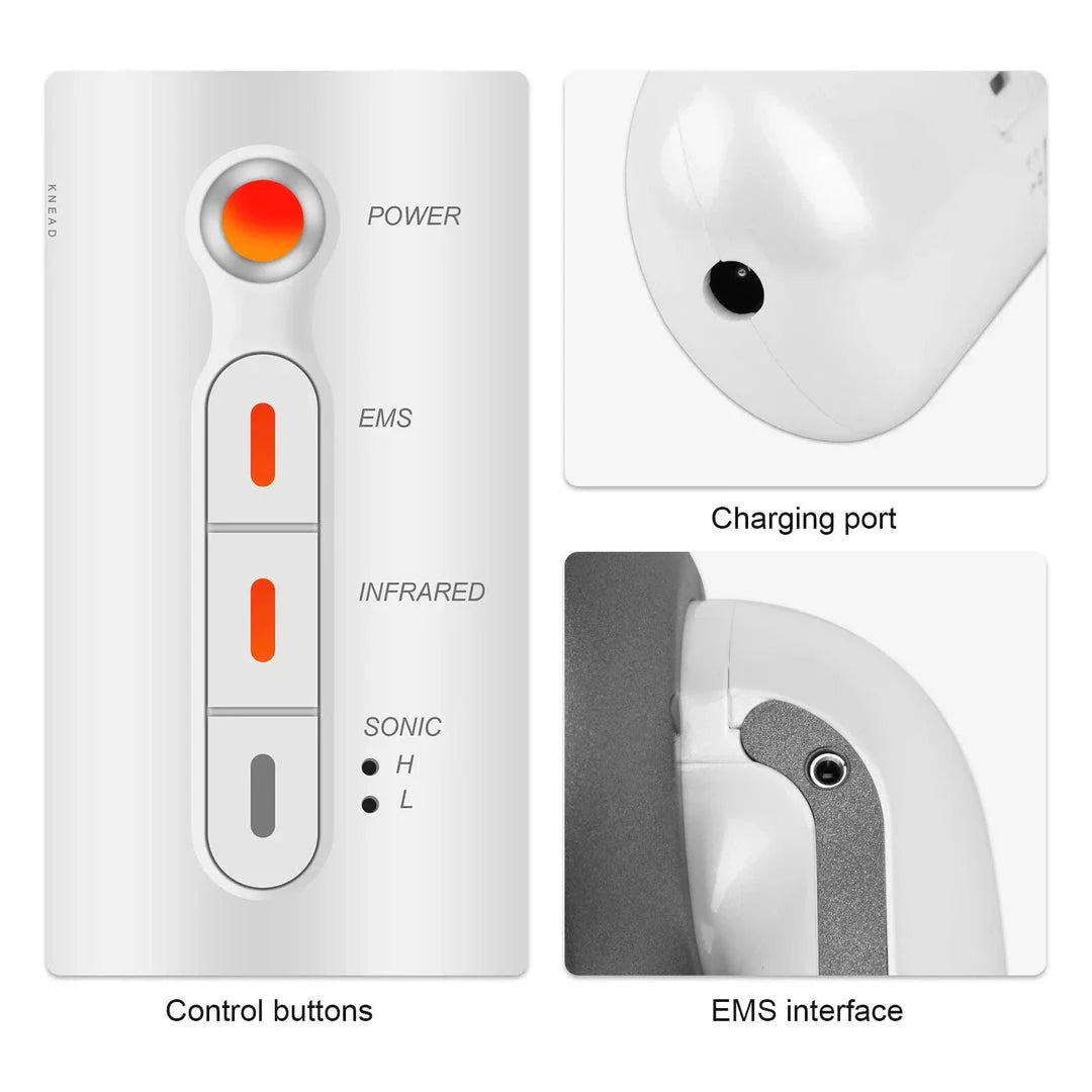 3-in-1 Ultrasonic Body Sculptor and Facial Lifter with Ultrasonic, EMS, and Infrared functions for body shaping and skin rejuvenation