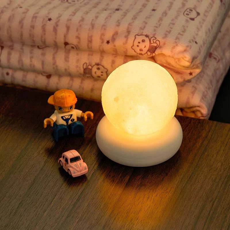 Enchanting moon-shaped USB-powered LED night light with adjustable touch controls for cozy Kiwi homes