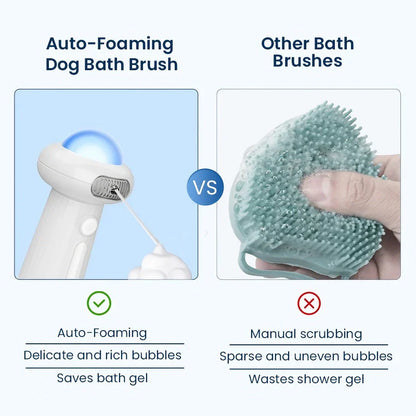 Automatic Pet Foam Dispenser for Kiwi pets, featuring a sleek white design and hands-free foam dispensing for effortless grooming.