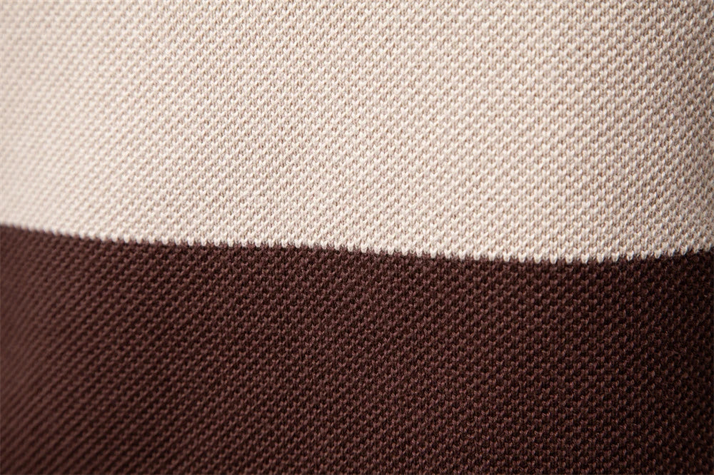 A stylish, slim-fit sweater in a modern colour-blocking design of Lake Green, White, and Grey, made with premium cotton for exceptional comfort and New Zealand casual style.