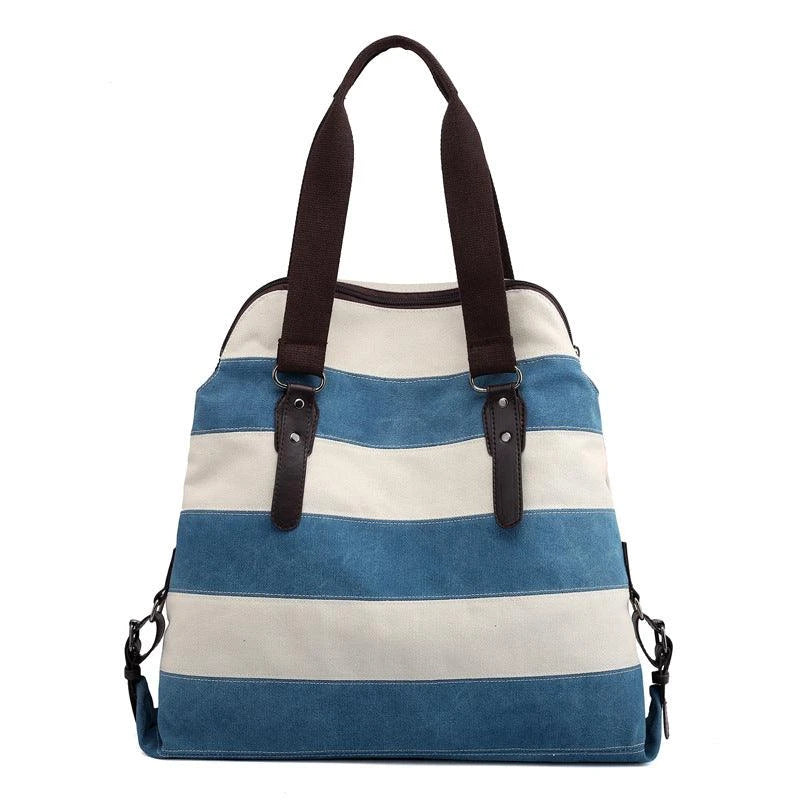 Stylish and practical Kiwi-crafted canvas tote bag with roomy interior, durable polyester lining, and adjustable shoulder straps