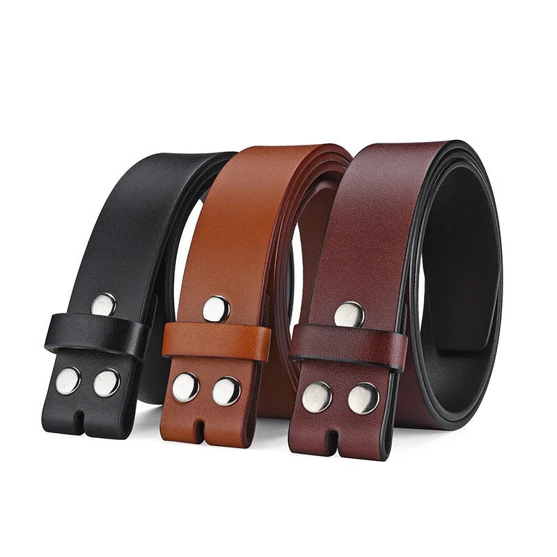 Shopfluxpro NZ Stylish Kiwi Business Leather Belt with Snap Fastener