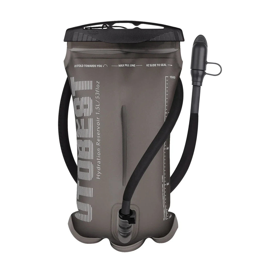 Premium multi-capacity hydration bladder for outdoor activities, featuring durable TPU construction, high-flow bite valve, and versatile capacity options.