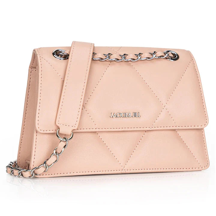 Sophisticated diamond patterned PU leather shoulder bag in multiple colour options for the stylish Kiwi woman