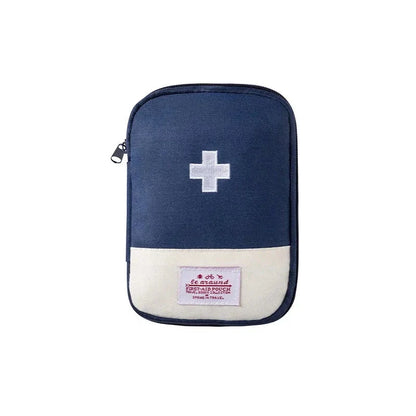 Compact and durable first aid kit with multiple color options, perfect for outdoor adventures and everyday emergencies.