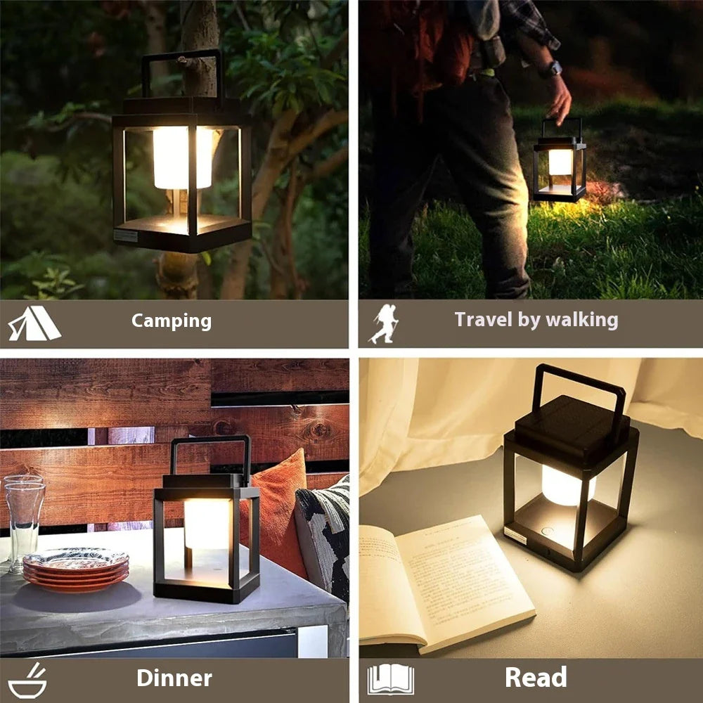 A versatile USB-powered camping lantern with ambient lighting and charging capabilities, perfect for outdoor adventures in New Zealand