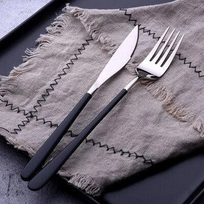 Premium Kiwi-designed portable cutlery set made of durable stainless steel in elegant gold, silver, pink, or white finishes