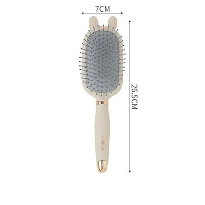 Sleek Anti-Static Hair Comb with Air Cushion Technology for Smooth, Frizz-Free Hair