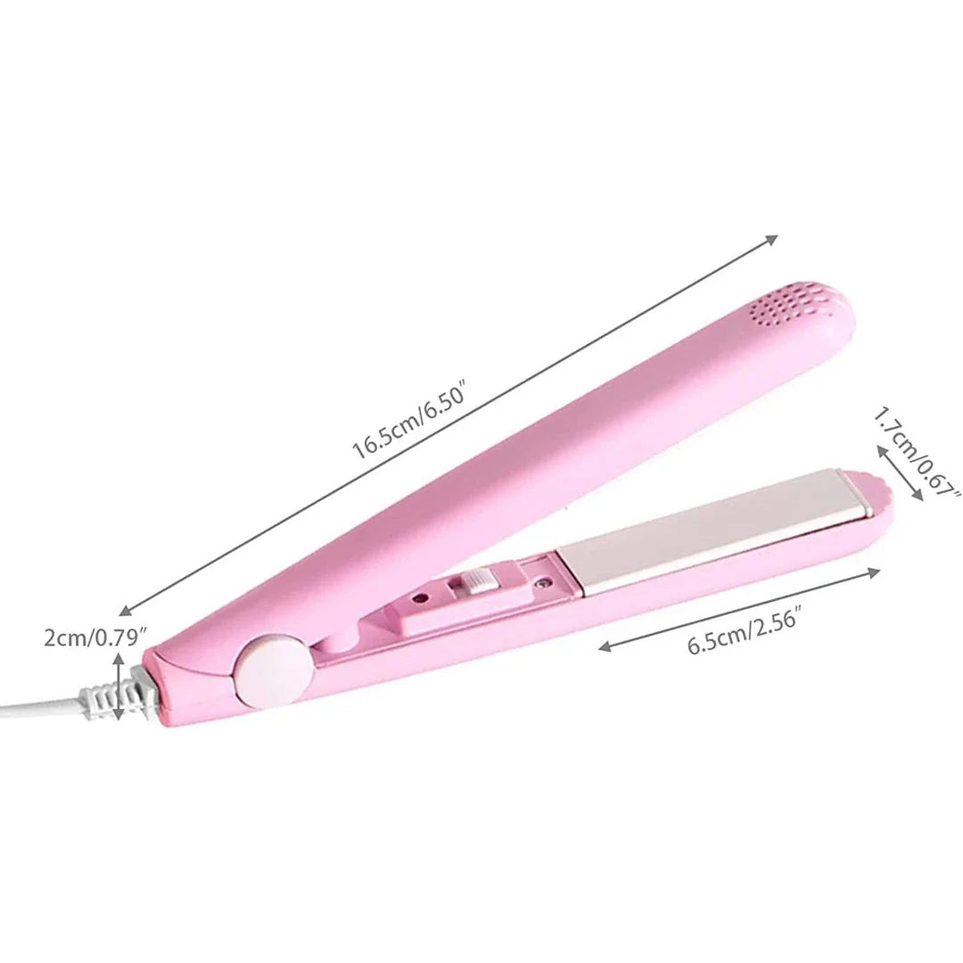 Trendha 3-in-1 Professional Mini Hair Styler with ceramic plates, rapid heating, and versatile styling options