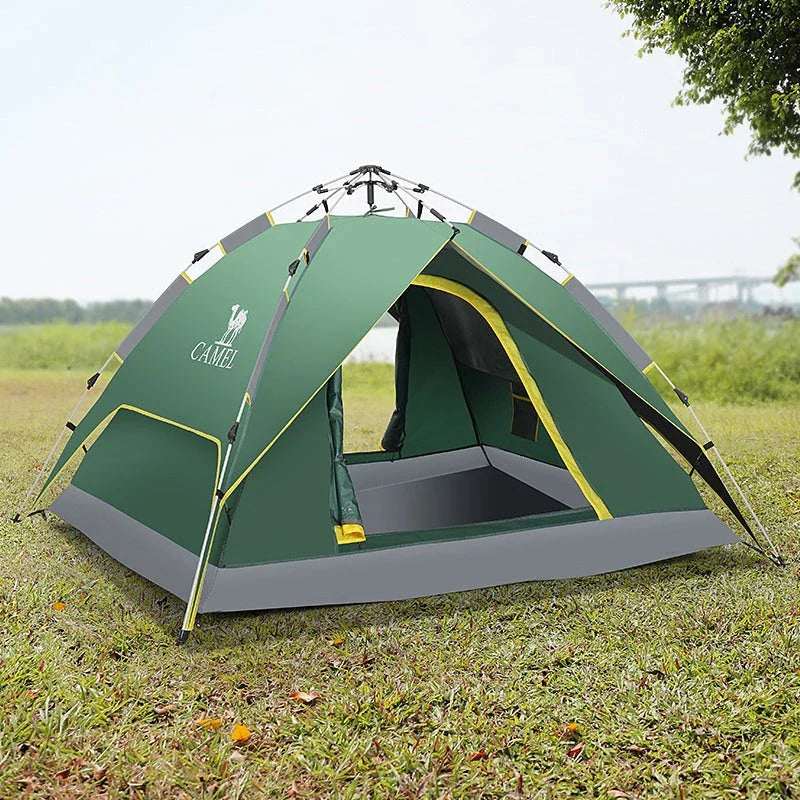 Tough Outdoor Automatic Kiwi Camping Tent with quick setup, roomy interior, and durable construction for all-weather protection.
