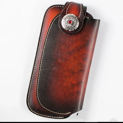 Men's premium leather jacket with unique embossed detailing and feather-like accents, perfect for the Kiwi lifestyle.