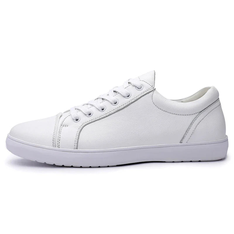 Comfortable and stylish viscose sneakers in a classic white color, perfect for everyday wear in New Zealand.