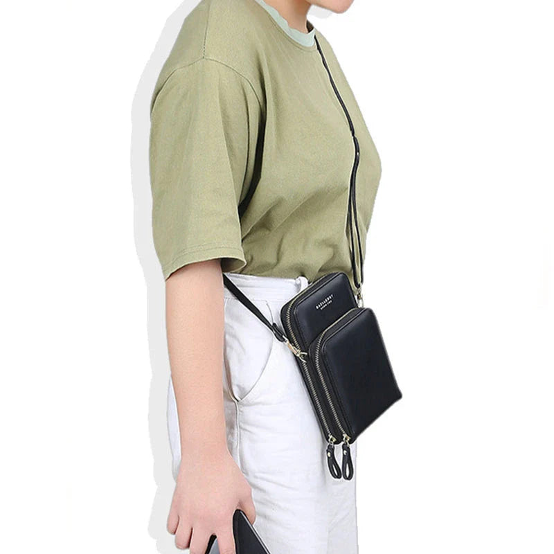 Stylish crossbody bag in various colours, featuring spacious storage, multiple pockets, and an adjustable shoulder strap for modern Kiwi women