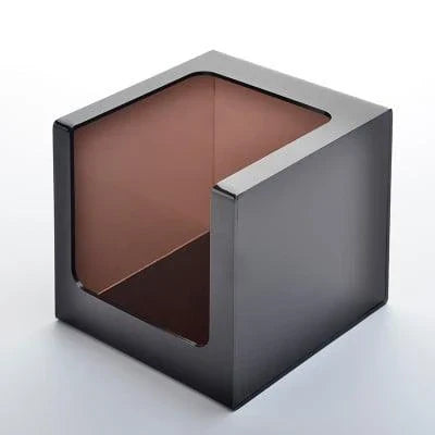 Minimalist acrylic table napkin storage box with pull-out drawer design