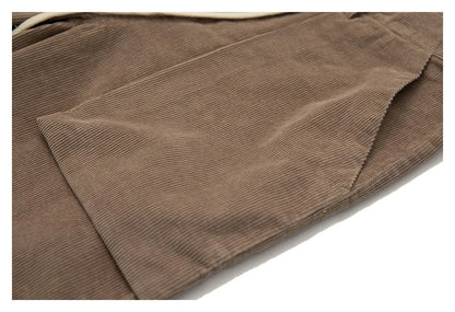 Stylish retro-inspired corduroy casual pants in a straight-leg fit, perfect for the laid-back Kiwi lifestyle.