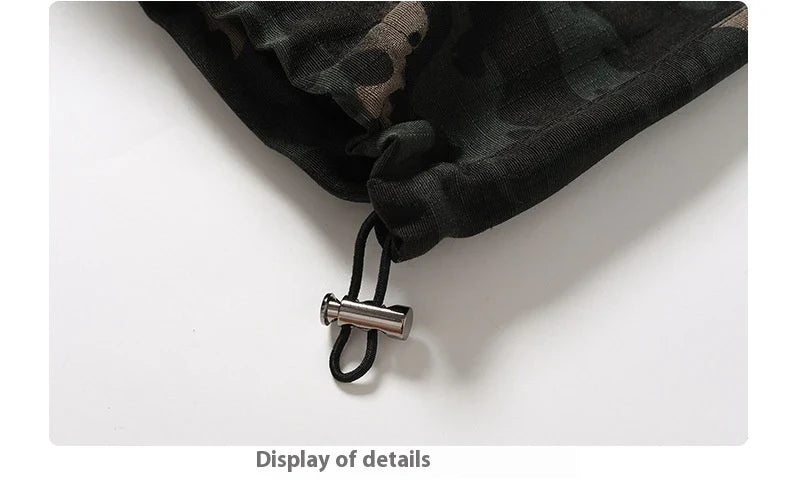 Amekaji-style workwear trousers in camouflage print with multi-pocket design, suitable for a variety of activities in the New Zealand lifestyle