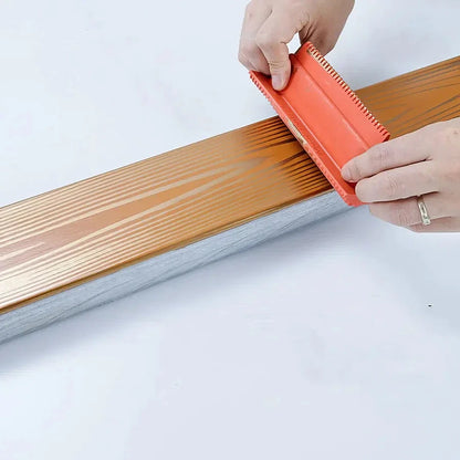 Trendha DIY Wood Grain Rubber Roller Set for creating natural wood textures on walls, doors, and furniture