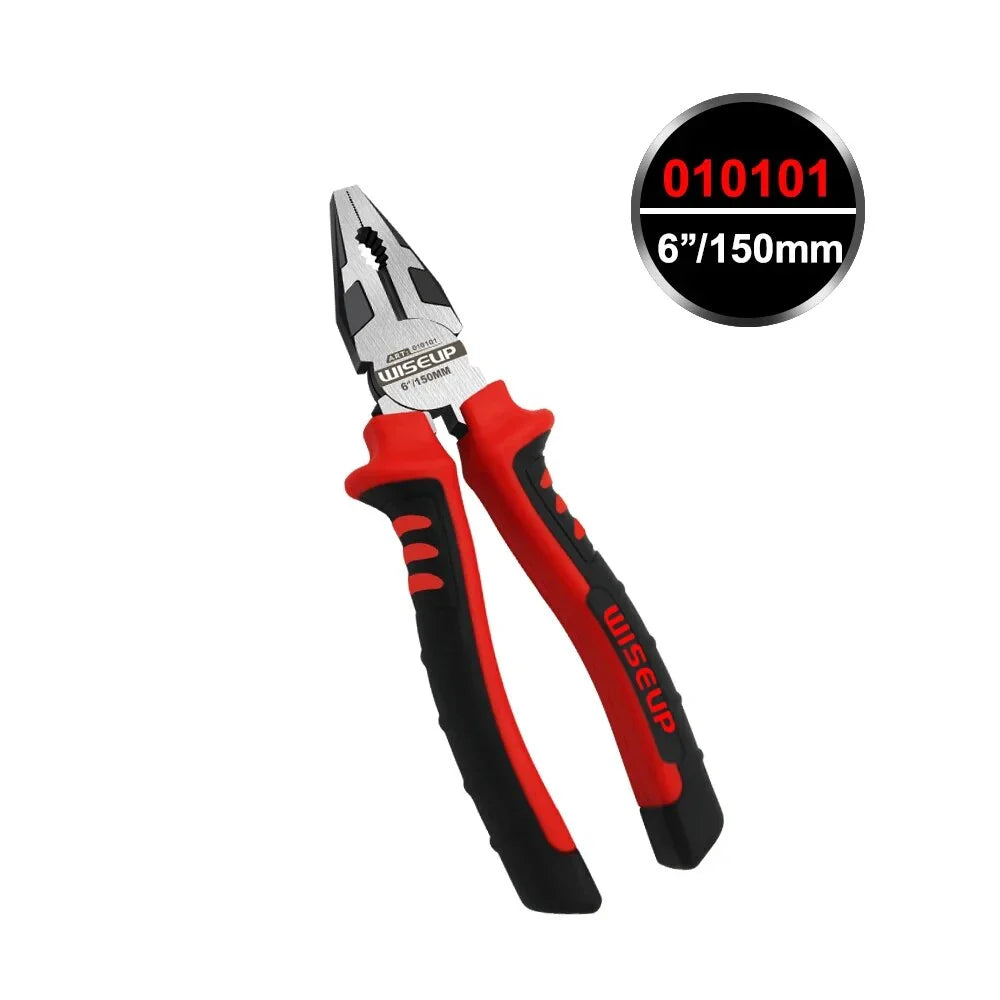 Versatile Kiwi Pliers made from durable chrome vanadium steel with ergonomic non-slip handles for comfortable and precise cutting, clamping, and screwing