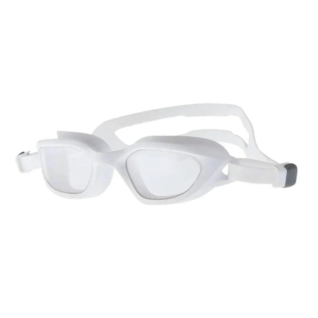 Premium anti-fog swimming goggles with wide-angle lens for clear underwater vision