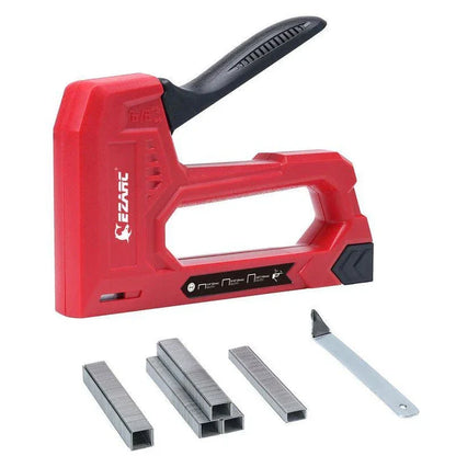Versatile DIY Hand Staple Gun Kit with Ergonomic Design, Powerful Metal Structure, and Quick Staple Reloading