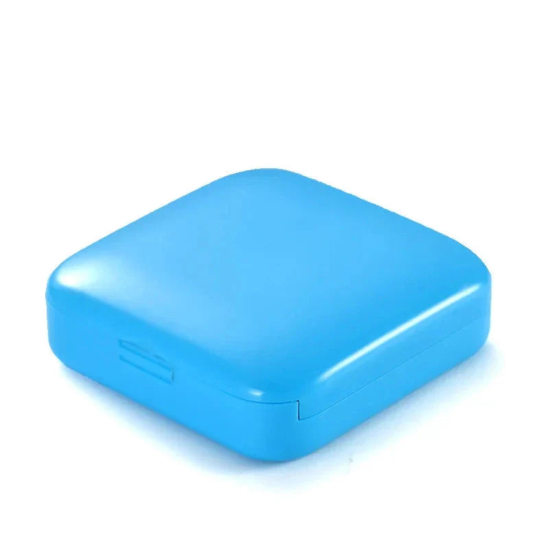 Compact 2-Grid Portable Mini Pill Box - Premium Aussie-made ABS pill organiser with dual compartments and push-pull mechanism for easy, on-the-go access to your medications.