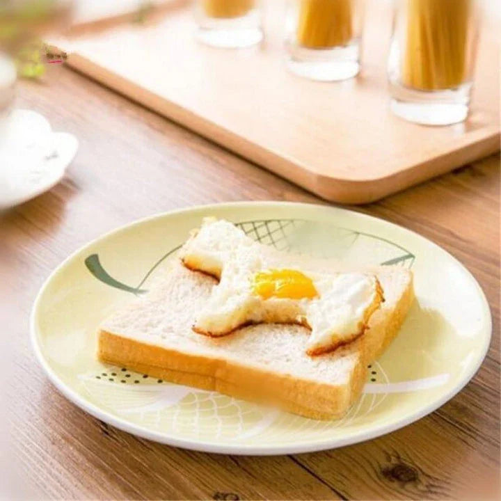 Stylish stainless steel fried egg shaper in various shaped designs, perfect for creating fun and visually appealing fried eggs for Kiwi breakfast and brunch