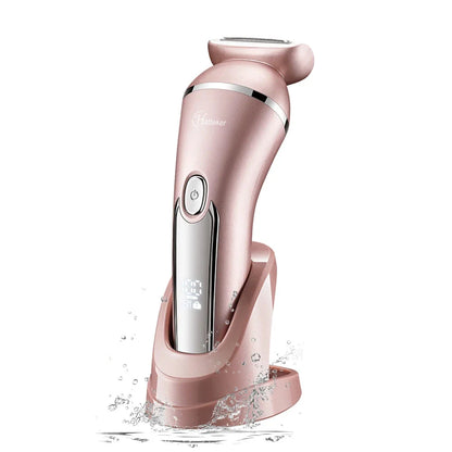 Electric Body Groomer with 36 tweezers for long-lasting hair removal and gentle, painless shaving