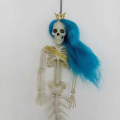 Hanging mermaid bone pendant decoration for outdoor Kiwi courtyards and gardens in various colours