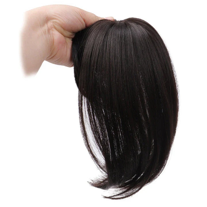 Premium 3D Bangs Wig Set in various shades for concealing uneven hairlines and adding volume to hairstyles