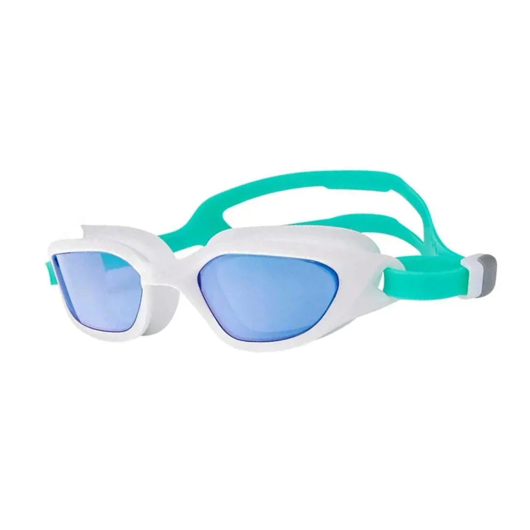 Premium anti-fog swimming goggles with wide-angle lens for clear underwater vision