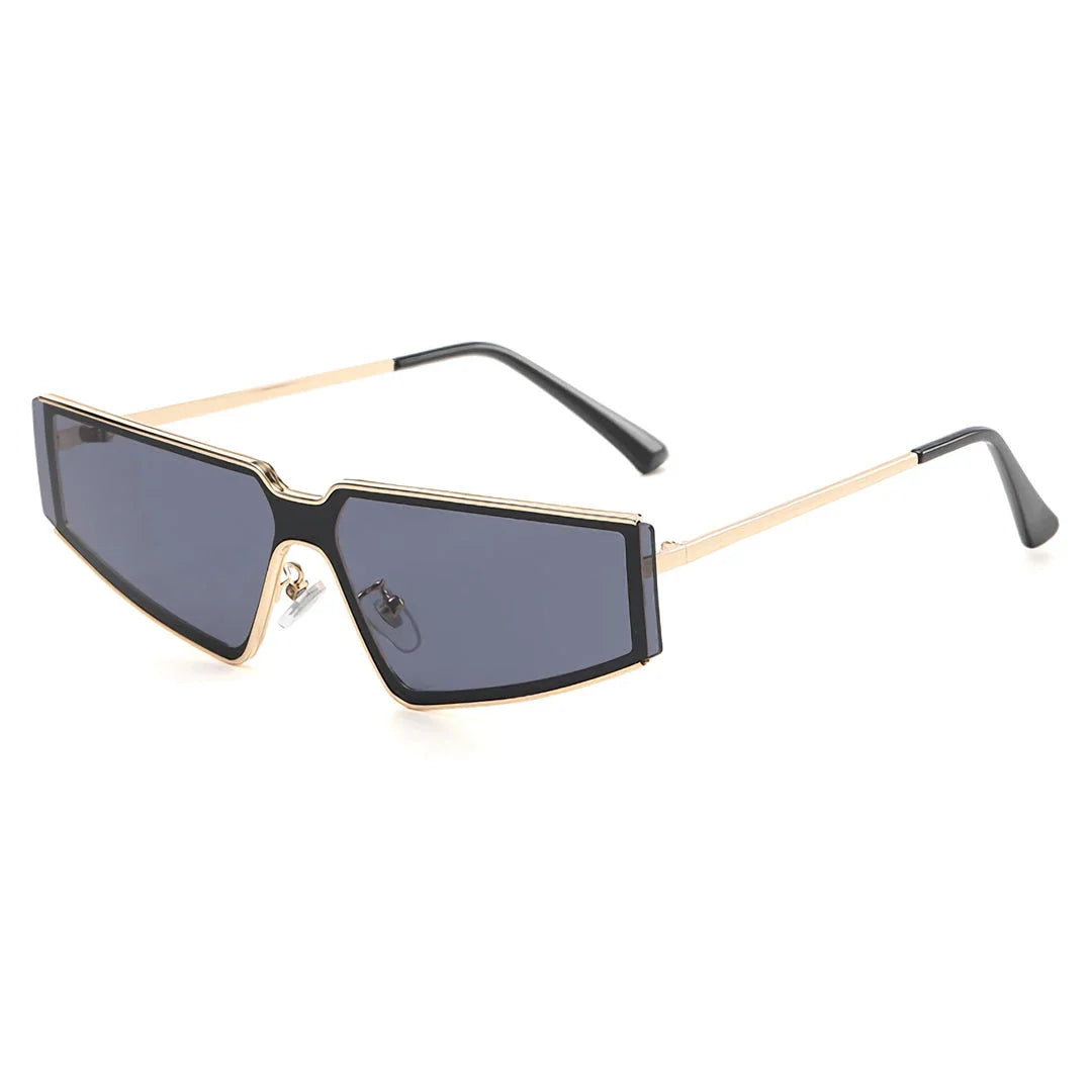 Stylish flat top rectangle sunglasses with gradient lenses, durable alloy frames, and UV400 protection for Kiwi outdoor adventures