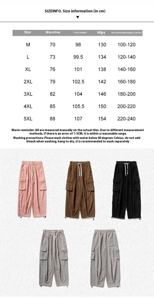 Men's relaxed straight-leg corduroy trousers in a variety of classic Kiwi-inspired colours