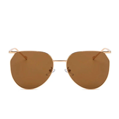 Premium Oval Sunglasses in Green with Gradient Lenses and Alloy Frames, Offering UV400 Protection and Timeless Style for the New Zealand Lifestyle