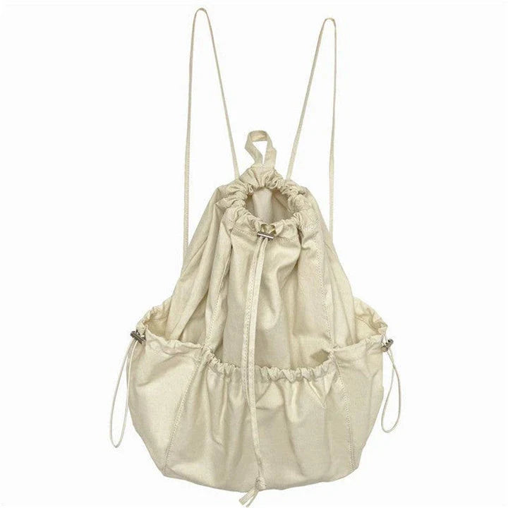 A stylish drawstring bucket bag made of premium polyester fabric, available in a variety of on-trend colours to complement your New Zealand fashion