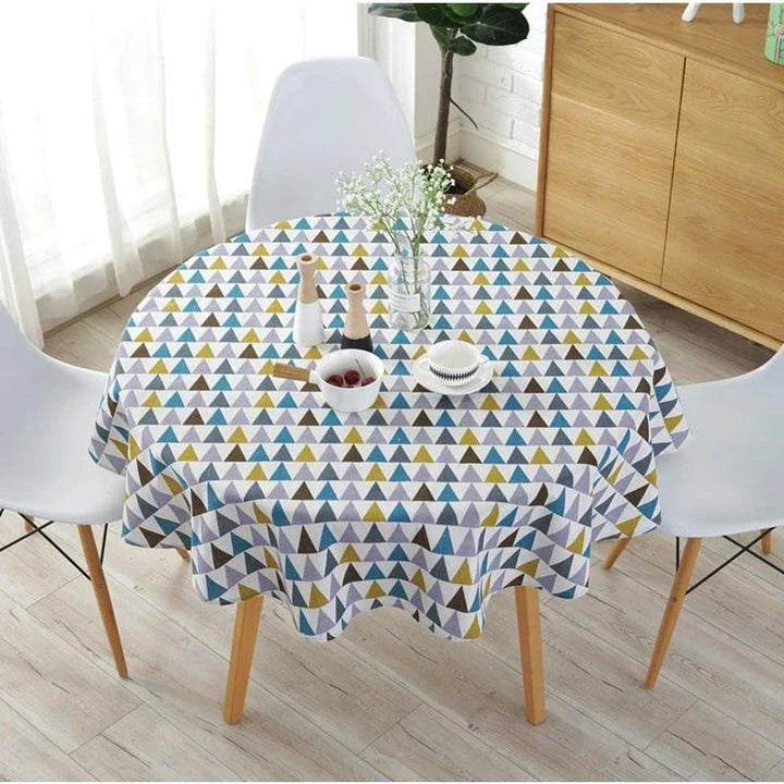 A premium Nordic-inspired cotton tablecloth in various sizes, perfect for enhancing the dining experience in Kiwi homes.