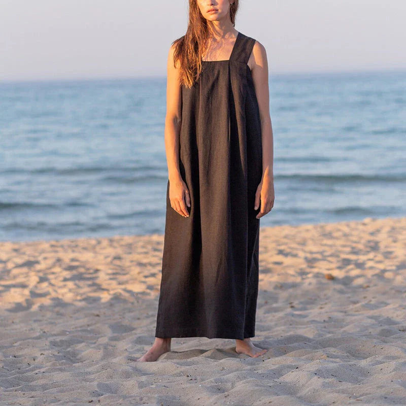 Shopfluxpro NZ Timeless Elegance: Premium Square Collar Sundress