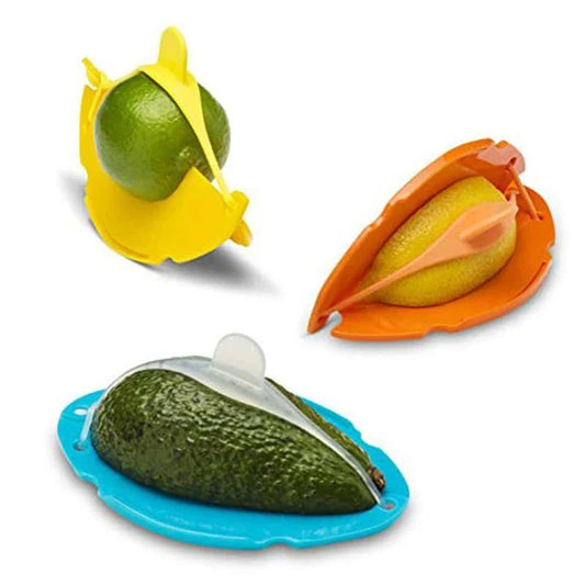 Innovative silicone avocado saver in green and black colors to preserve fresh avocados in Kiwi kitchens